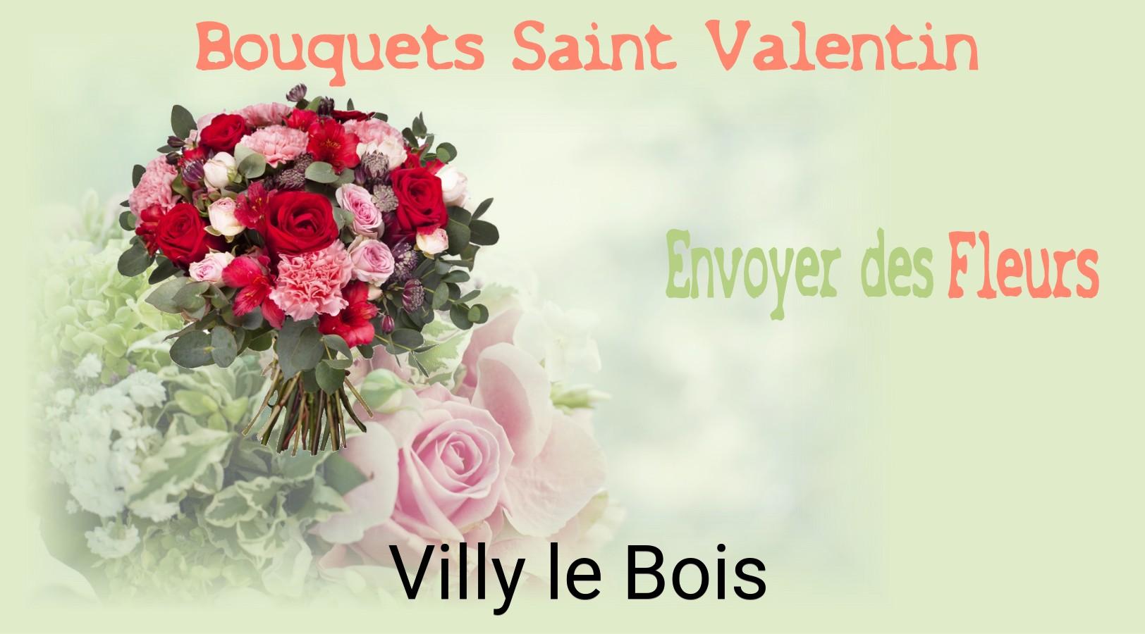 Roses de Saint-Valentin livrées à Villy-le-Bois